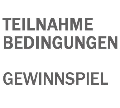 Teilnahmebedingungen für das Gewinnspiel zur Online-Fan-Umfrage