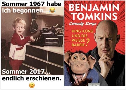 ... und jetzt ganz brandneu das Buch von Benjamin Tomkins!