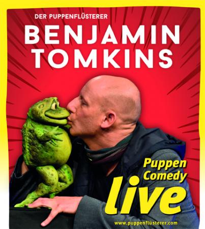 Benjamin Tomkins Startet mit seinem 3. Solo Programm ab 2019 "Puppen Comedy Live"